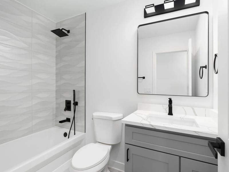 Bathroom renovation project